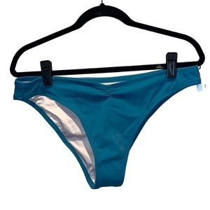 New Shade & Shore Green Cheeky Bikini Bottoms NWT
